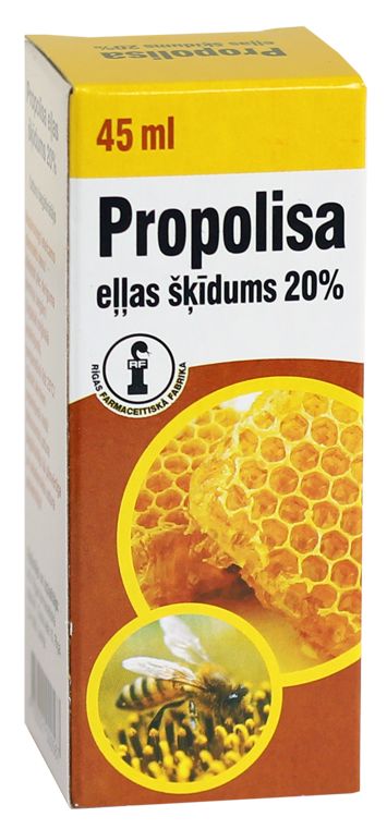 Прополисa масляный раствор 20%