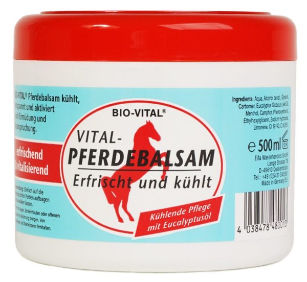 BIO-VITAL® Horse balm COOLING  with eucalyptus oil