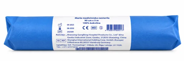 Medical gauze unsterile 5m x 90cm