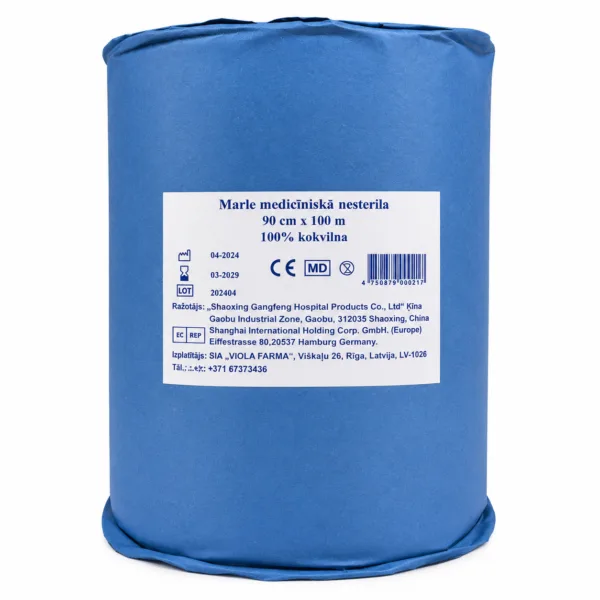 Medical gauze unsterile 100m x 90cm