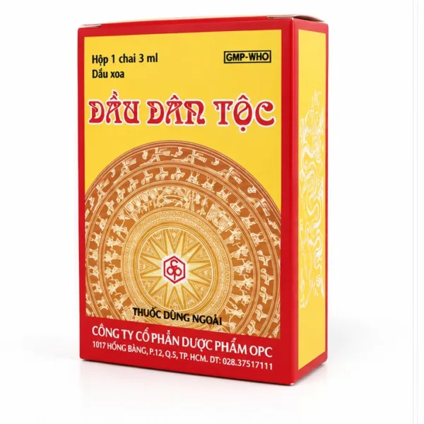 Composition of essential oils Golden Star Dan Toc Oil
